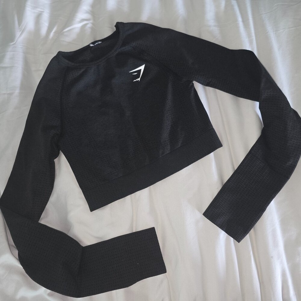 Gymshark Vital Crop Top black Women's XS